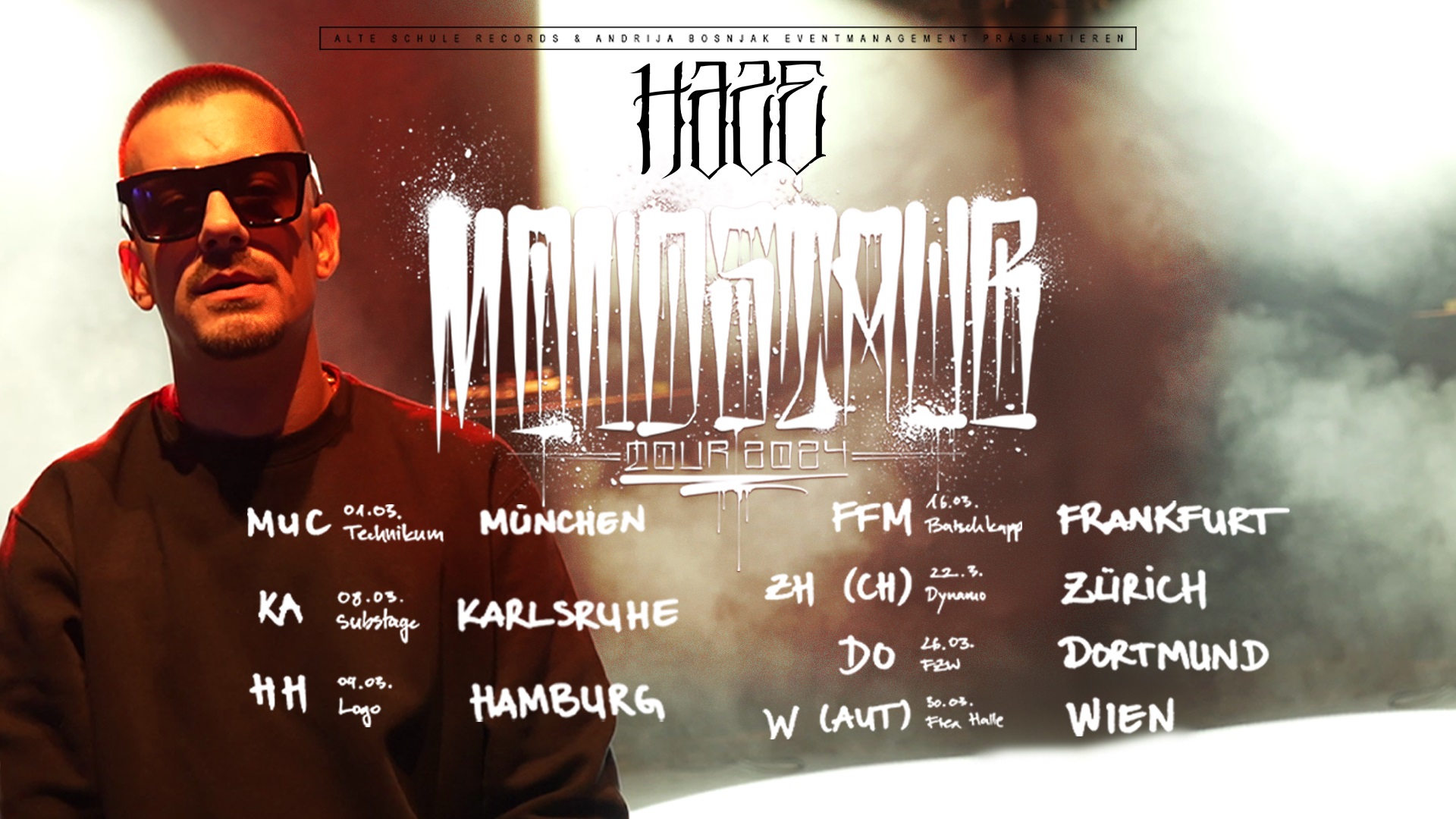 Mondstaub Tour Flyer