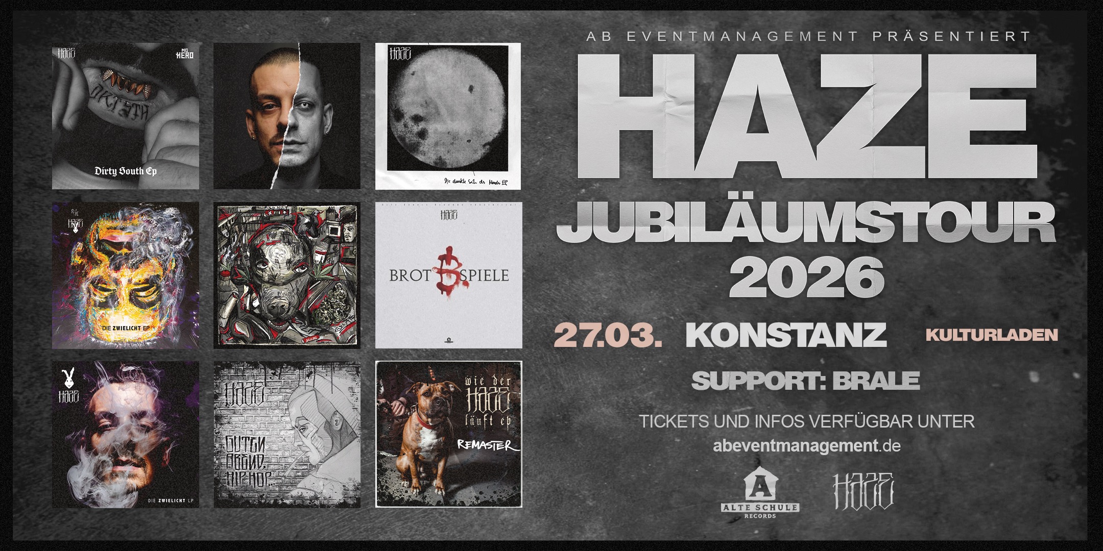 HAZE Jubiläumstour 2026 – Konstanz